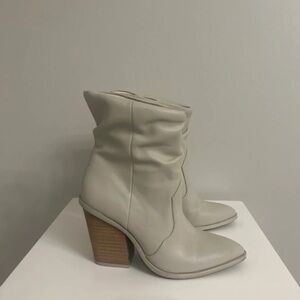 Dolce Vita Cream Heeled Boots